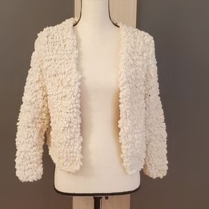 White Fluffy Cardigan